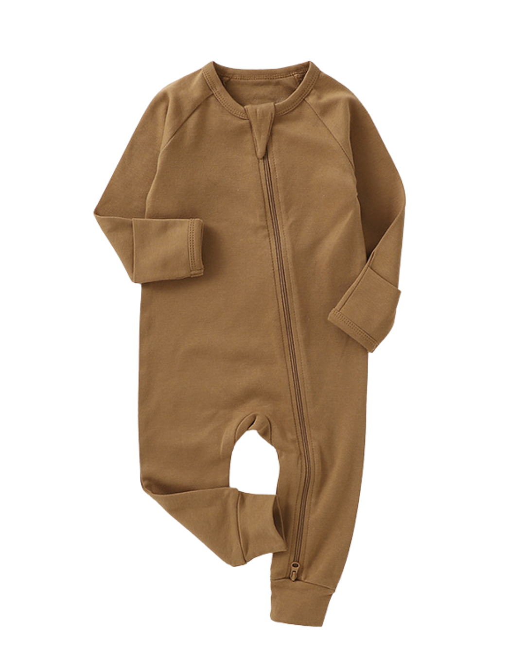Oraganic Cotton Long Sleeve Romper "Avery"