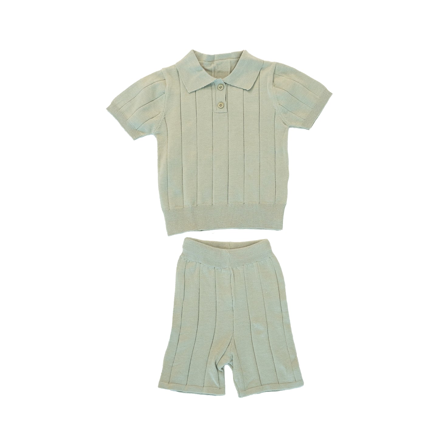 Neutral Comfy Cotton Two Piece "Luca"