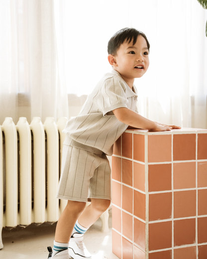 Neutral Comfy Cotton Two Piece "Luca"