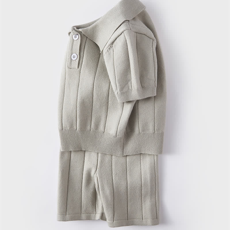 Neutral Comfy Cotton Two Piece "Luca"