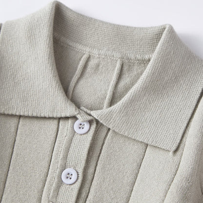 Neutral Comfy Cotton Two Piece "Luca"