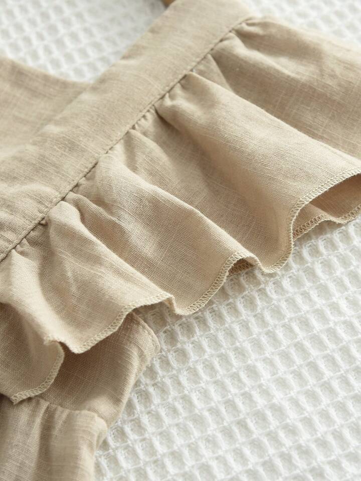 Cotton Linen Romper "Juliet"