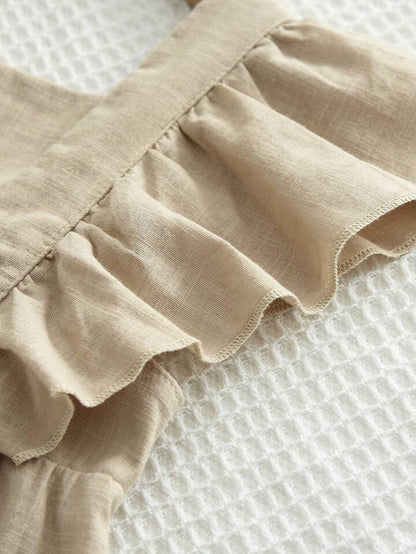 Cotton Linen Romper "Juliet"