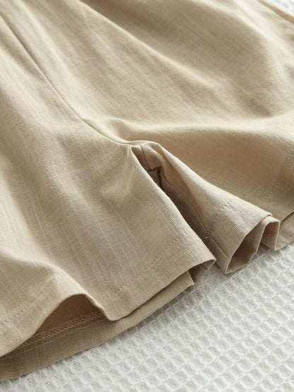 Cotton Linen Romper "Juliet"