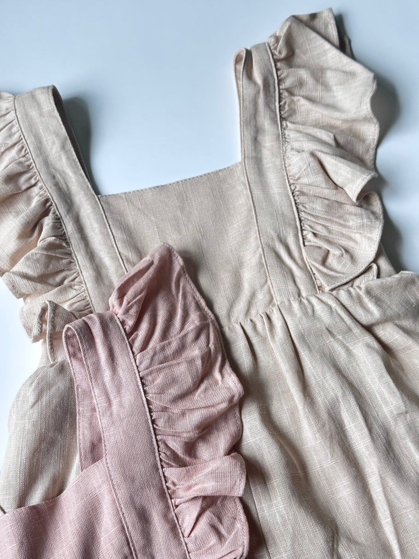 Cotton Linen Romper "Juliet"