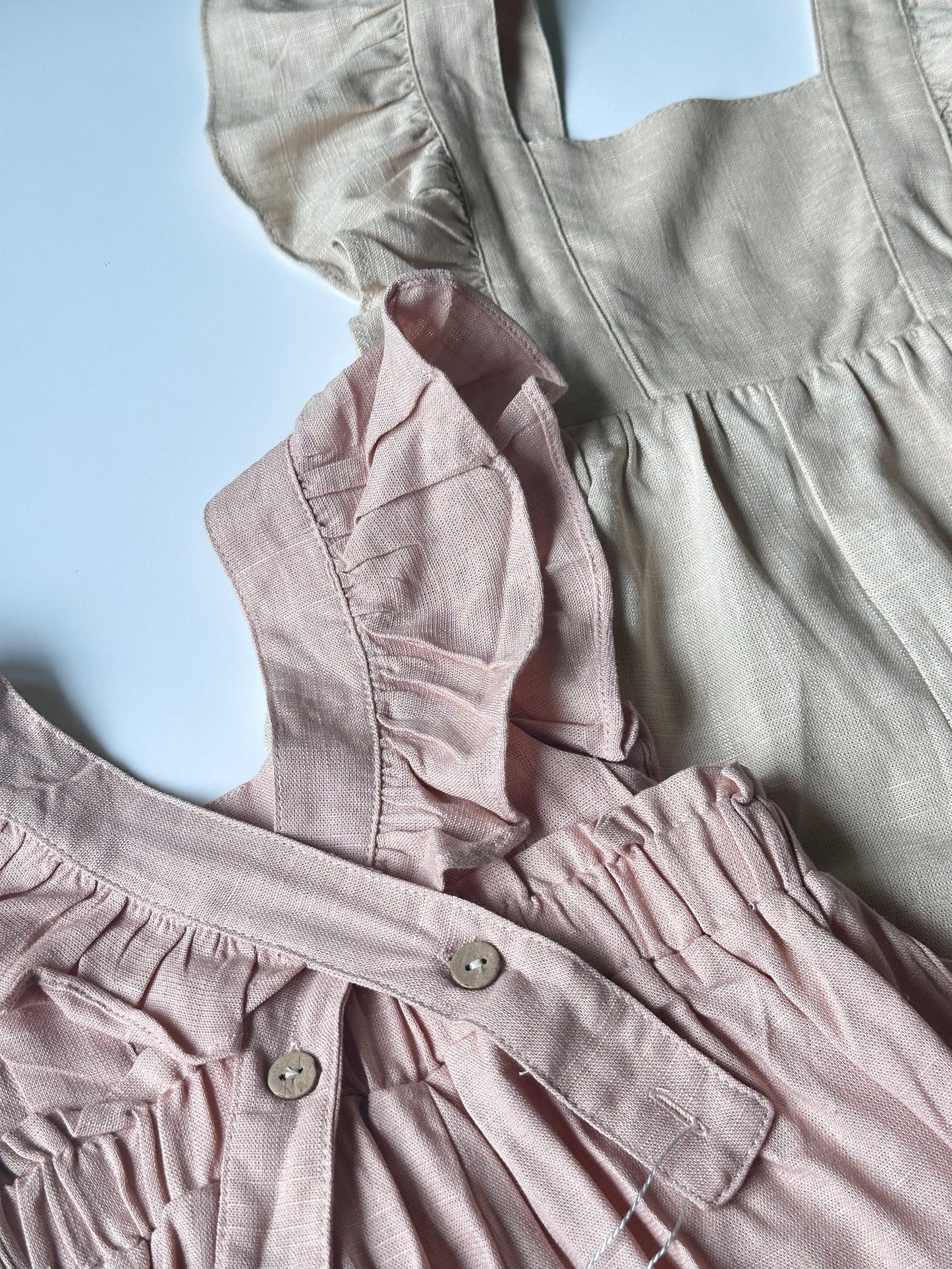 Cotton Linen Romper "Juliet"